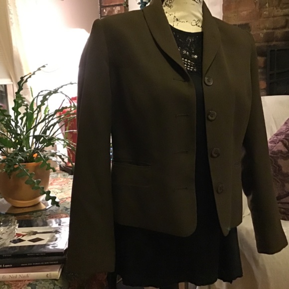 Blacker by Stanley Blacker Women’s Silk Wool Blazer / Jacket Size 10P - Picture 1 of 10